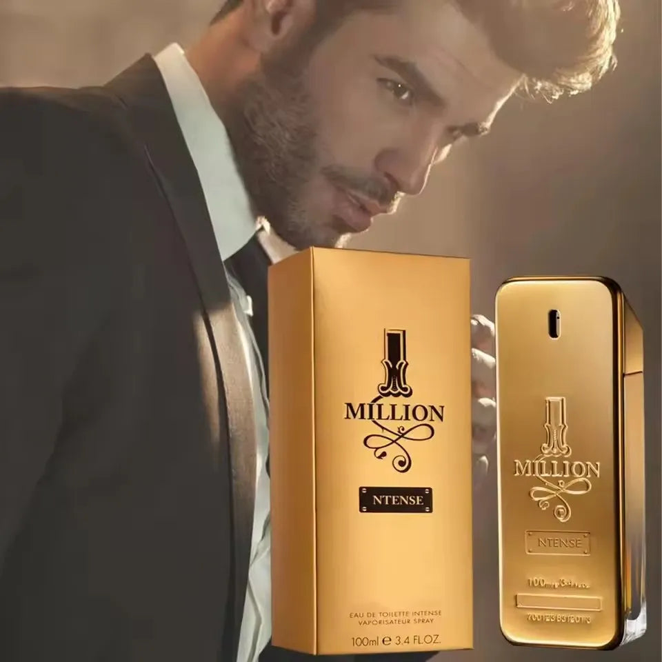 100ml Original Million Gold Hombre Perfume Lasting Strong Masculine Men Taste Strong Spicy Pheromone Cologne Body Spray Cologne